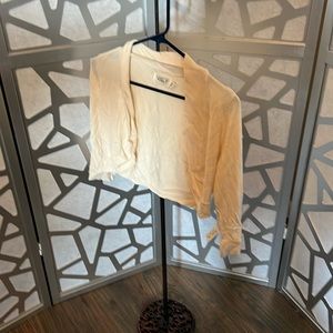 ELIZA J DRESSY CARDIGAN 3/4 SLEEVE - New Women | Color: Beige | Size: XS